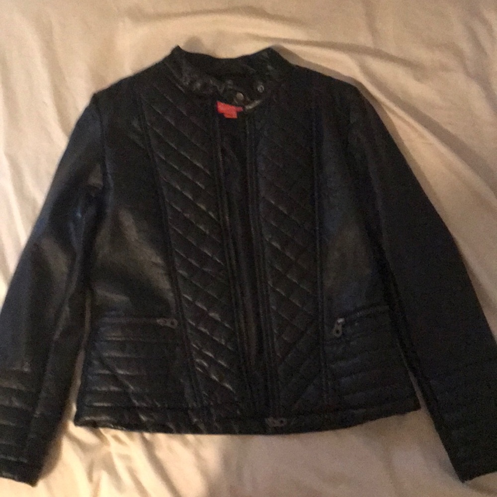 Faux Leather Jacket